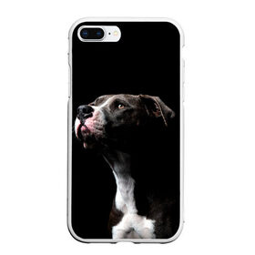 Чехол для iPhone 7Plus/8 Plus матовый с принтом Взгляд в Екатеринбурге, Силикон | Область печати: задняя сторона чехла, без боковых панелей | dog | животные | пес | природа | собака | собаки | собакчка | собачки