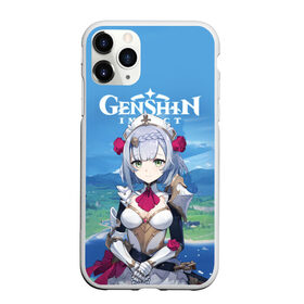 Чехол для iPhone 11 Pro матовый с принтом Genshin Impact в Екатеринбурге, Силикон |  | anime | genshin impact | genshin impact аниме | sucrose | wifu | аниме | вайфу | геншн импакт