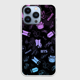 Чехол для iPhone 13 Pro с принтом BTS в Екатеринбурге,  |  | bangtan boys | big hit | bts | bts army | j hope | jimin | jin | jungkook | k pop | kpop | love yourself | map of the soul | rm | suga | v | wings | автограф | бтс | к поп