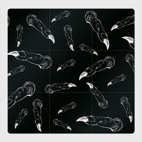 Магнитный плакат 3Х3 с принтом Jujutsi Kaisen Sukuna - Пальцы в Екатеринбурге, Полимерный материал с магнитным слоем | 9 деталей размером 9*9 см | fingers | sukuna | аниме | магическая битва | манга | пальцы | сукуна | черный