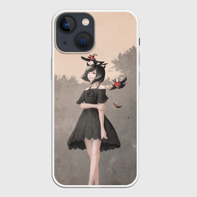 Чехол для iPhone 13 mini с принтом Secre Swallowtail в Екатеринбурге,  |  | anime | asta | black clover | demon | magic | yuno | аниме | аниме черный клевер | анимэ | аста | демон | клевер | магия | черный клевер | юно