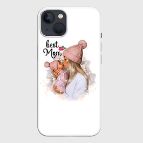 Чехол для iPhone 13 с принтом Best Mom в Екатеринбурге,  |  | 2021 | best mom | mom | беременность | доченька | дочка | дочке | лучшая мама | люблю маму | любовь | мама | маме | мамочка | мамочке | мамуле | мамуля | пузожитель | рождение ребенка | самая лучшая мама | семья