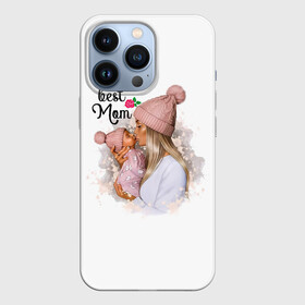 Чехол для iPhone 13 Pro с принтом Best Mom в Екатеринбурге,  |  | Тематика изображения на принте: 2021 | best mom | mom | беременность | доченька | дочка | дочке | лучшая мама | люблю маму | любовь | мама | маме | мамочка | мамочке | мамуле | мамуля | пузожитель | рождение ребенка | самая лучшая мама | семья