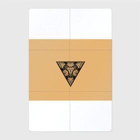 Магнитный плакат 2Х3 с принтом Магический треугольник-оберег в Екатеринбурге, Полимерный материал с магнитным слоем | 6 деталей размером 9*9 см | знаки | оберег | символика | симметрия | талисман | татуировки. | треугольник | узоры