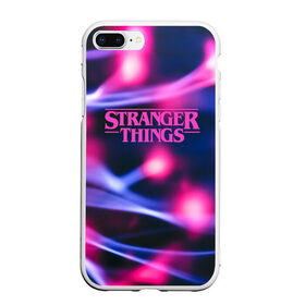 Чехол для iPhone 7Plus/8 Plus матовый с принтом STRANGER THINGS (S) в Екатеринбурге, Силикон | Область печати: задняя сторона чехла, без боковых панелей | stranger things | очень странные дела