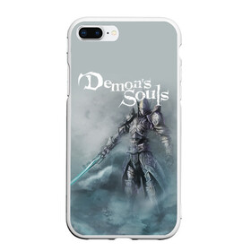 Чехол для iPhone 7Plus/8 Plus матовый с принтом Demons souls в Екатеринбурге, Силикон | Область печати: задняя сторона чехла, без боковых панелей | dark souls | demon souls | demons souls | demons souls remastered | git gud | гит гуд | дарк соулз | демон соулз