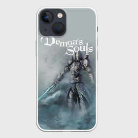 Чехол для iPhone 13 mini с принтом Demons souls в Екатеринбурге,  |  | dark souls | demon souls | demons souls | demons souls remastered | git gud | гит гуд | дарк соулз | демон соулз