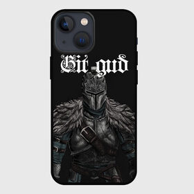Чехол для iPhone 13 mini с принтом Git gud в Екатеринбурге,  |  | dark souls | demon souls | demons souls | demons souls remastered | git gud | гит гуд | дарк соулз | демон соулз