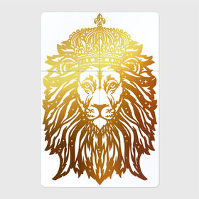 Магнитный плакат 2Х3 с принтом Лев в Екатеринбурге, Полимерный материал с магнитным слоем | 6 деталей размером 9*9 см | Тематика изображения на принте: horoscope | king | leo | lion | астрология | гороскоп | знак зодиака | император | июль | король | корона | лев | месяц рождения | подарок для льва | правитель | царь