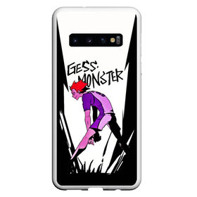 Чехол для Samsung Galaxy S10 с принтом Gess monster в Екатеринбурге, Силикон | Область печати: задняя сторона чехла, без боковых панелей | anime | haikyu | haikyuu | hinata | karasuno | kei | nekoma | nishinoya | satori | tobio | yu | аниме | волейбол | волейбол аниме | кей | нишиноя ю | сатори | спорт | тобио | хината