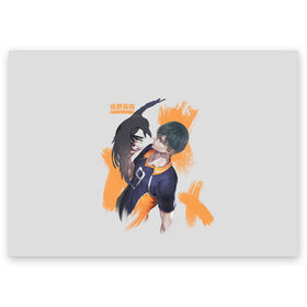 Поздравительная открытка с принтом Кагеяма Тобио в Екатеринбурге, 100% бумага | плотность бумаги 280 г/м2, матовая, на обратной стороне линовка и место для марки
 | Тематика изображения на принте: anime | haikyu | haikyuu | hinata | karasuno | kei | nekoma | nishinoya | satori | tobio | yu | аниме | волейбол | волейбол аниме | кей | нишиноя ю | сатори | спорт | тобио | хината