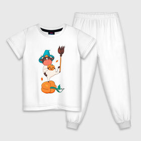 Детская пижама хлопок с принтом Веселый бык в Екатеринбурге, 100% хлопок |  брюки и футболка прямого кроя, без карманов, на брюках мягкая резинка на поясе и по низу штанин
 | Тематика изображения на принте: 