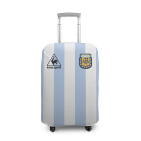 Чехол для чемодана 3D с принтом Diego Maradona 10 (Автограф) в Екатеринбурге, 86% полиэфир, 14% спандекс | двустороннее нанесение принта, прорези для ручек и колес | 10 | 1960 | 2020 | argentina | barcelona | diego | football | legend | leo | lionel | maradona | messi | retro | rip | soccer | автограф | аргентина | барселона | бога | диего | легенда | лионель | марадона | месси | мяч | ретро | роспись | р