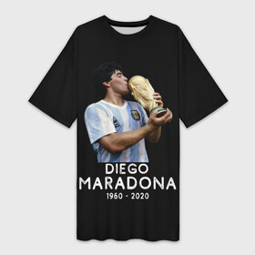 Платье-футболка 3D с принтом Diego Maradona в Екатеринбурге,  |  | 10 | 1960 | 2020 | argentina | barcelona | diego | football | legend | leo | lionel | maradona | messi | retro | rip | soccer | аргентина | барселона | бога | диего | легенда | лионель | марадона | месси | мяч | ретро | рука | форма | футбол