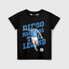 Детская футболка 3D с принтом Diego Maradona в Екатеринбурге, 100% гипоаллергенный полиэфир | прямой крой, круглый вырез горловины, длина до линии бедер, чуть спущенное плечо, ткань немного тянется | 10 | 1960 | 2020 | argentina | barcelona | diego | football | legend | leo | lionel | maradona | messi | retro | rip | soccer | аргентина | барселона | бога | диего | легенда | лионель | марадона | месси | мяч | ретро | рука | форма | футбол
