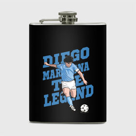 Фляга с принтом Diego Maradona в Екатеринбурге, металлический корпус | емкость 0,22 л, размер 125 х 94 мм. Виниловая наклейка запечатывается полностью | 10 | 1960 | 2020 | argentina | barcelona | diego | football | legend | leo | lionel | maradona | messi | retro | rip | soccer | аргентина | барселона | бога | диего | легенда | лионель | марадона | месси | мяч | ретро | рука | форма | футбол