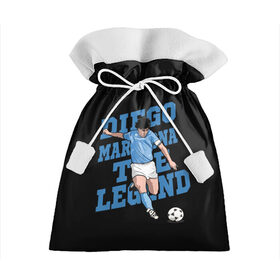 Подарочный 3D мешок с принтом Diego Maradona в Екатеринбурге, 100% полиэстер | Размер: 29*39 см | Тематика изображения на принте: 10 | 1960 | 2020 | argentina | barcelona | diego | football | legend | leo | lionel | maradona | messi | retro | rip | soccer | аргентина | барселона | бога | диего | легенда | лионель | марадона | месси | мяч | ретро | рука | форма | футбол