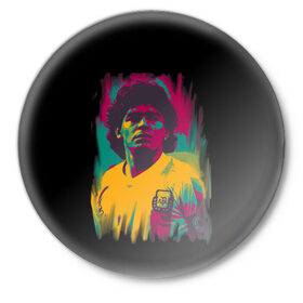 Значок с принтом Diego Maradona в Екатеринбурге,  металл | круглая форма, металлическая застежка в виде булавки | Тематика изображения на принте: 10 | 1960 | 2020 | argentina | barcelona | diego | football | legend | leo | lionel | maradona | messi | retro | rip | soccer | аргентина | барселона | бога | диего | легенда | лионель | марадона | месси | мяч | ретро | рука | форма | футбол