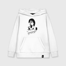 Детская толстовка хлопок с принтом Diego Maradona в Екатеринбурге, 100% хлопок | Круглый горловой вырез, эластичные манжеты, пояс, капюшен | Тематика изображения на принте: 10 | 1960 | 2020 | argentina | barcelona | diego | football | legend | leo | lionel | maradona | messi | retro | rip | soccer | автограф | аргентина | барселона | бога | диего | легенда | лионель | марадона | месси | мяч | ретро | роспись | р
