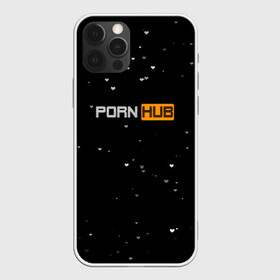 Чехол для iPhone 12 Pro с принтом Pornhub в Екатеринбурге, силикон | область печати: задняя сторона чехла, без боковых панелей | black | черный