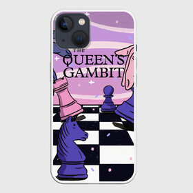 Чехол для iPhone 13 с принтом The Queens Gambit в Екатеринбурге,  |  | beth harmon | chess | queens gambit | the queens gambit | аня тейлор джой | бет хармон | нетфликс | ход королевы | шахматы