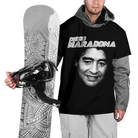 Накидка на куртку 3D с принтом Диего Марадона в Екатеринбурге, 100% полиэстер |  | Тематика изображения на принте: diego | diego armando maradona | maradona | аргентина | диего | король | легенда | марадона | нападающий | полузащитник | футбол | футболист