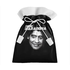 Подарочный 3D мешок с принтом Диего Марадона в Екатеринбурге, 100% полиэстер | Размер: 29*39 см | Тематика изображения на принте: diego | diego armando maradona | maradona | аргентина | диего | король | легенда | марадона | нападающий | полузащитник | футбол | футболист