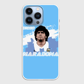 Чехол для iPhone 13 Pro с принтом Диего Марадона в Екатеринбурге,  |  | diego | diego armando maradona | maradona | аргентина | диего | король | легенда | марадона | нападающий | полузащитник | футбол | футболист