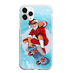 Чехол для iPhone 11 Pro Max матовый с принтом Cool Santa в Екатеринбурге, Силикон |  | 