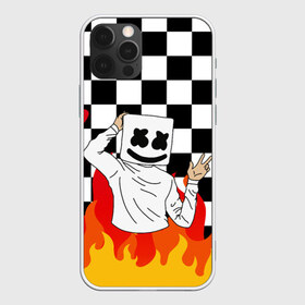 Чехол для iPhone 12 Pro Max с принтом MARSHMELLO в Екатеринбурге, Силикон |  | Тематика изображения на принте: fortnite | game. | marshmello | music | маршмелло | маршмело | музыка | фортнайт