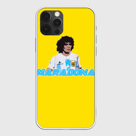 Чехол для iPhone 12 Pro Max с принтом Диего Марадона в Екатеринбурге, Силикон |  | diego | diego armando maradona | maradona | аргентина | диего | король | легенда | марадона | нападающий | полузащитник | футбол | футболист