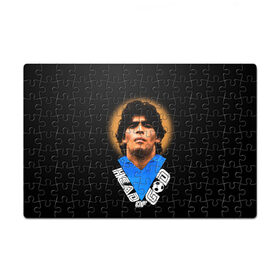 Пазл магнитный 126 элементов с принтом Diego Maradona в Екатеринбурге, полимерный материал с магнитным слоем | 126 деталей, размер изделия —  180*270 мм | Тематика изображения на принте: diego | diego armando maradona | legend | maradona | аргентина | диего | король | легенда | марадона | нападающий | полузащитник | футбол | футболист