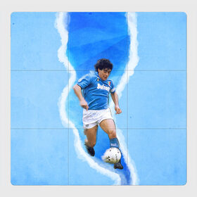 Магнитный плакат 3Х3 с принтом Диего Армандо в Екатеринбурге, Полимерный материал с магнитным слоем | 9 деталей размером 9*9 см | 10 номер | diego | football | maradona | maradonna | арегнтина | бога | диего | марадона | марадонна | ретро | рука | сборная аргентины | футбол | футболист