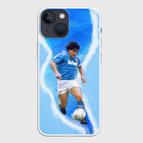 Чехол для iPhone 13 mini с принтом Диего Армандо в Екатеринбурге,  |  | 10 номер | diego | football | maradona | maradonna | арегнтина | бога | диего | марадона | марадонна | ретро | рука | сборная аргентины | футбол | футболист