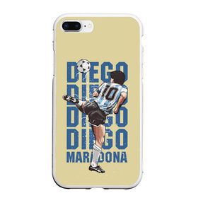 Чехол для iPhone 7Plus/8 Plus матовый с принтом Diego Diego в Екатеринбурге, Силикон | Область печати: задняя сторона чехла, без боковых панелей | 10 номер | diego | football | maradona | maradonna | арегнтина | бога | диего | марадона | марадонна | ретро | рука | сборная аргентины | футбол | футболист