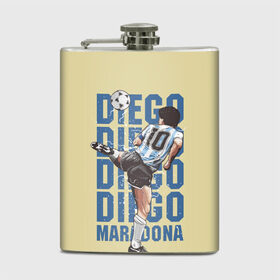 Фляга с принтом Diego Diego в Екатеринбурге, металлический корпус | емкость 0,22 л, размер 125 х 94 мм. Виниловая наклейка запечатывается полностью | 10 номер | diego | football | maradona | maradonna | арегнтина | бога | диего | марадона | марадонна | ретро | рука | сборная аргентины | футбол | футболист