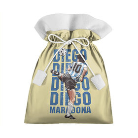 Подарочный 3D мешок с принтом Diego Diego в Екатеринбурге, 100% полиэстер | Размер: 29*39 см | 10 номер | diego | football | maradona | maradonna | арегнтина | бога | диего | марадона | марадонна | ретро | рука | сборная аргентины | футбол | футболист