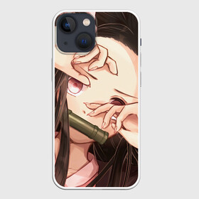 Чехол для iPhone 13 mini с принтом НЕЗУКА в Екатеринбурге,  |  | anime | demon slayer | kimetsu no yaiba | агацума | аниме | бесконечный поезд | дыхание воды | зеницу | иноске | иноске хашибира | клинок | клинок рассекающий демонов | манга | недзуко | незука | незуко | нэзуко