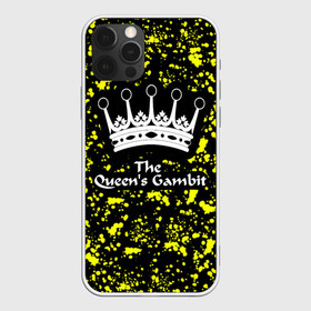 Чехол для iPhone 12 Pro Max с принтом The Queens Gambit в Екатеринбурге, Силикон |  | chess | crown | inscription the queens gambit | queen | the queens gambit | королева | корона | надпись the queens gambit | принт the queens gambit | принт ход королевы | сериал the queens gambit | сериал ход королевы | ход королевы | шахмоты