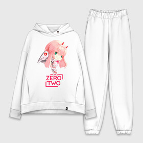 Женский костюм хлопок Oversize с принтом Zero chan в Екатеринбурге,  |  | 02 | anime | chobi | darling | franxx | girl | in | kawai | kawaii | love | the | two | tyan | waifu | zero | аниме | вайфу | во | воздушный | девушка | демон | демонесса | каваи | кавай | костюм | милый | надпись | персонаж | поцелуй | рога | 