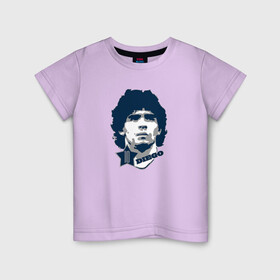 Детская футболка хлопок с принтом Diego 10 в Екатеринбурге, 100% хлопок | круглый вырез горловины, полуприлегающий силуэт, длина до линии бедер | 10 | el diego | legend | maradona | аргентина | легенда | марадона | форма