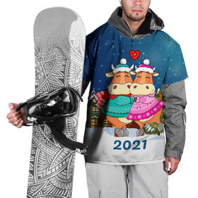 Накидка на куртку 3D с принтом Влюбленные бык и корова 2021 в Екатеринбурге, 100% полиэстер |  | Тематика изображения на принте: 2021 | 7 января | bull | newyear | santa | бык | быки | бычок | год быка | дед мороз | корова | новогодние каникулы | новогодние праздники | новый 2021 | новый год | новый год 2021 | рождество | сани | санта | санта клаус
