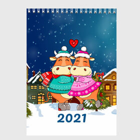 Скетчбук с принтом Влюбленные бык и корова 2021 в Екатеринбурге, 100% бумага
 | 48 листов, плотность листов — 100 г/м2, плотность картонной обложки — 250 г/м2. Листы скреплены сверху удобной пружинной спиралью | Тематика изображения на принте: 2021 | 7 января | bull | newyear | santa | бык | быки | бычок | год быка | дед мороз | корова | новогодние каникулы | новогодние праздники | новый 2021 | новый год | новый год 2021 | рождество | сани | санта | санта клаус