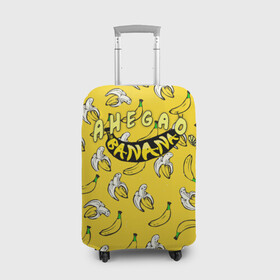 Чехол для чемодана 3D с принтом AHEGAO (banana) в Екатеринбурге, 86% полиэфир, 14% спандекс | двустороннее нанесение принта, прорези для ручек и колес | ahegao | banana | o face | аниме | термин | физиономия | япония