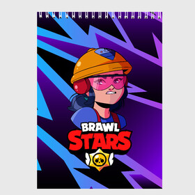 Скетчбук с принтом Джеки Brawl Stars Jacky в Екатеринбурге, 100% бумага
 | 48 листов, плотность листов — 100 г/м2, плотность картонной обложки — 250 г/м2. Листы скреплены сверху удобной пружинной спиралью | anime | brawl | brawl stars | brawlstars | brawl_stars | jacky | panny | аниме | бравл | бравлстарс | девочка | девушка | джеки | джэки | манга