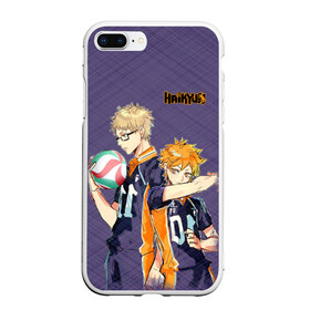 Чехол для iPhone 7Plus/8 Plus матовый с принтом Haikyu!!! в Екатеринбурге, Силикон | Область печати: задняя сторона чехла, без боковых панелей | anime | haikyu | аниме | волейбол | спортианая манга | хайкю