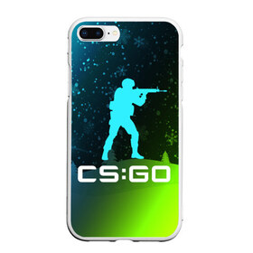 Чехол для iPhone 7Plus/8 Plus матовый с принтом CS GO КС ГО - Снежный в Екатеринбурге, Силикон | Область печати: задняя сторона чехла, без боковых панелей | asiimov | counter | counter strike | counterstrike | cs go | cs:go | csgo | global | offensive | strike | год | гоу | каэс | контер | контр | контра | контрстрайк | кс го | кс:го | ксго | новогодний | новый | страйк | сы пщ