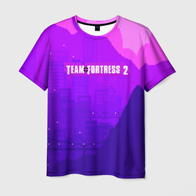 Мужская футболка 3D с принтом Team Fortress 2 (S) в Екатеринбурге, 100% полиэфир | прямой крой, круглый вырез горловины, длина до линии бедер | characters | medic | sniper | soldier | team fortress 2 | персонажи | разведчик | снайпер | солдат
