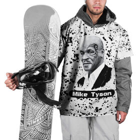 Накидка на куртку 3D с принтом Mike Tyson в Екатеринбурге, 100% полиэстер |  | boxer | boxing | great boxer | mike tyson | mike tyson lettering | mike tyson print | бокс | боксер | великий боксер | майк тайсон | надпись mike tyson | принт mike tyson