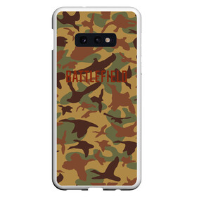 Чехол для Samsung S10E с принтом BATTLEFIELD CAMO (S) в Екатеринбурге, Силикон | Область печати: задняя сторона чехла, без боковых панелей | action | battlefield | battlefield 5 | battlefield v | dice | electronic arts | game | war | война | игры | солдаты